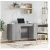 Image de Bureau sonoma gris 140x50x75 cm bois d ingénierie
