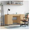 Image de Bureau chêne sonoma 140x50x75 cm bois d ingénierie