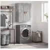 Image de Armoire murale gris béton 69,5x34x90 cm bois d'ingénierie830360