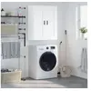 Image de Armoire murale blanc 69,5x34x90 cm bois d ingénierie