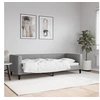 Image de Lit de repos gris clair 80x200 cm tissu 353978