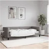 Image de Lit de repos taupe 90x200 cm tissu 353986