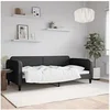 Image de Slaapbank 100x200 cm stof zwart354040