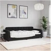 Image de Lit de repos noir 80x200 cm velours 354055