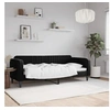 Image de Lit de repos noir 80x200 cm velours 354083