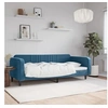 Image de Lit de repos bleu 90x200 cm velours 354085