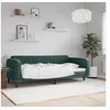 Image de Lit de repos vert foncé 90x200 cm velours 354088