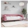 Image de Lit de repos rose 90x200 cm velours 354089