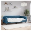 Image de Lit de repos bleu 100x200 cm velours 354092