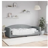 Image de Lit de repos gris clair 90x200 cm Tissu 354111