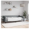 Image de Lit de repos gris clair 90x200 cm Tissu 354161