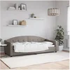 Image de Slaapbank 80x200 cm stof taupe354181