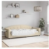 Image de Lit de repos crème 80x200 cm tissu 354182