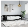 Image de Lit de jour noir 90x200 cm similicuir 354226