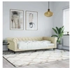 Image de Lit 235 x 110 x 68 cm en similicuir sans sommier de couleur