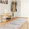 Image de Vloerkleed wasbaar anti-slip 80x300 cm meerkleurig136598