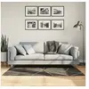 Image de Vloerkleed wasbaar anti-slip 80x150 cm zwart en goudkleurig136615