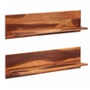 Image de Etagères murales 2 pcs 112x20x26 cm bois massif d'acacia 356248