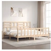 Image de Bedframe met hoofdbord massief hout3193091