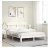 Image de Bedframe zonder matras massief grenenhout wit 160x200 cm3193542