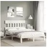 Image de Bedframe zonder matras massief grenenhout wit 140x200 cm3193597