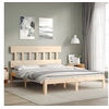 Image de Bedframe met hoofdbord massief hout3193601
