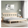 Image de Bedframe zonder matras massief grenenhout 200x200 cm3193616