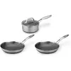 Image de SET DE POELES - Black Signature - Poêle á frire 20 + 24cm - Casserole 20cm - Induction