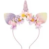 Image de Serre tete Licorne lilas paillettes