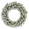 Image de Couronne de Noël Black Box Trees Nigata Vert Plastique H12xl60xL60cm