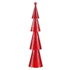 Image de Sapin de Noël décoratif Mica Decorations Rouge Fer H68xl8xL14.5cm