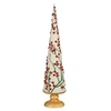 Image de Sapin de Noël décoratif Mica Decorations Rouge Coton H55xl12xL12cm