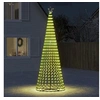 Image de Sapin de Noël à LED 688 LED blanc chaud 300 cm, décoration de Noël, lumière LED, lumière de Noël extérieure, cône de 358068