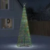 Image de Sapin de Noël à LED 688 LED colorées 300 cm, décoration de Noël, lumière LED, lumière de Noël extérieure, cône de 358071