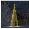 Image de Sapin de Noël à LED 1544 LED blanc chaud 500 cm, décoration de Noël, lumière LED, lumière de Noël extérieure, cône de 358072