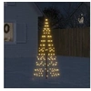 Image de Sapin de Noël à LED sur mât de drapeau 200 LED blanc 180 cm, décoration de Noël, lumière LED, lumière de Noël 358108