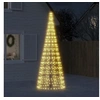 Image de Sapin de Noël à LED sur mât de drapeau 550 LED blanc 300 cm