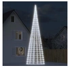 Image de Sapin de Noël à LED sur mât de drapeau 3000 LED blanc 800 cm, décoration de Noël, lumière LED, lumière de Noël 358121