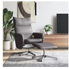 Image de Fauteuil de massage, relaxation met voetenbankje similicuir gris