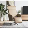 Image de Massagestoel verstelbaar met voetensteun kunstleer cappuccino356652