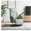 Image de Fauteuil Inclinable de Massage Repose-pied, Siège avec Accoudoirs, Chaise de Relaxation avec Dossier Salon, Moderne, 356693