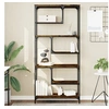 Image de Bibliothèque, Etagère à Livres avec Rangement, Meuble à Livres Salon Salle de Séjour Intérieur, Moderne, Chêne Fumé Bois d'Ingénierie