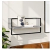 Image de Etagère murale avec barre sonoma gris 65x25x30 cm 836291
