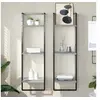 Image de Etagère murale 3 niveaux sonoma gris 30x25x100 cm 836306