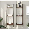 Image de Etagère murale 3 niveaux chêne marron 30x25x100 cm 836307