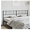 Image de Hoofdbord 200 cm metaal zwart355305