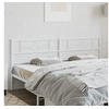 Image de Tête de lit métal blanc 180 cm 355352