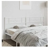 Image de Hoofdbord 200 cm metaal wit355354