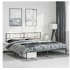 Image de Bedframe met hoofdbord metaal zwart 193x203 cm355469