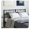Image de Hoofdbord 120 cm metaal zwart355494